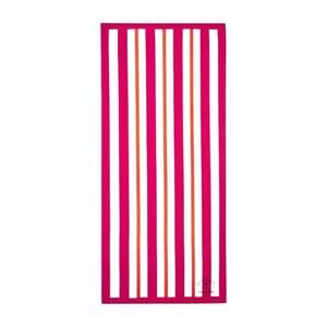 Beach Riot Beach Club Beach Towel Pink White Orange Stripe
